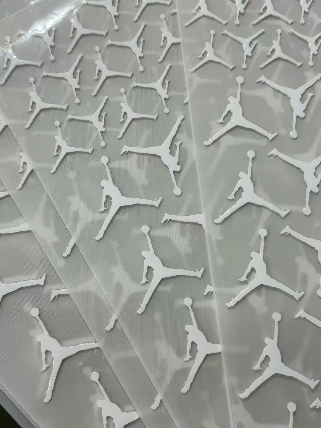 Silicone Heat Transfer — material sample photographed on white